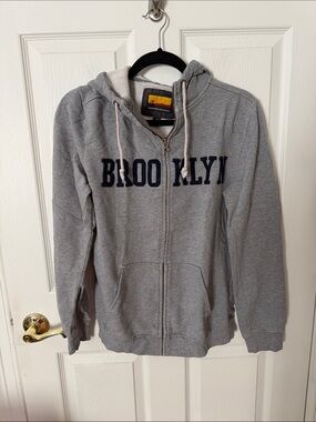 Brooklyn industries Gray Zip-Up Hoodie men’s small